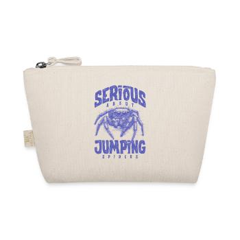 Serious About Jumping Spiders Pet Spider Owner - Organic Pouch - nature - Front