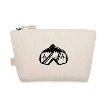 ski goggles pulse - Organic Pouch - nature - Front