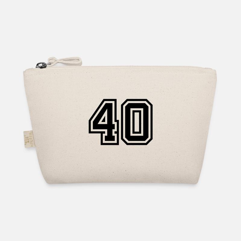 40 Zahl symbol Bio-Täschchen