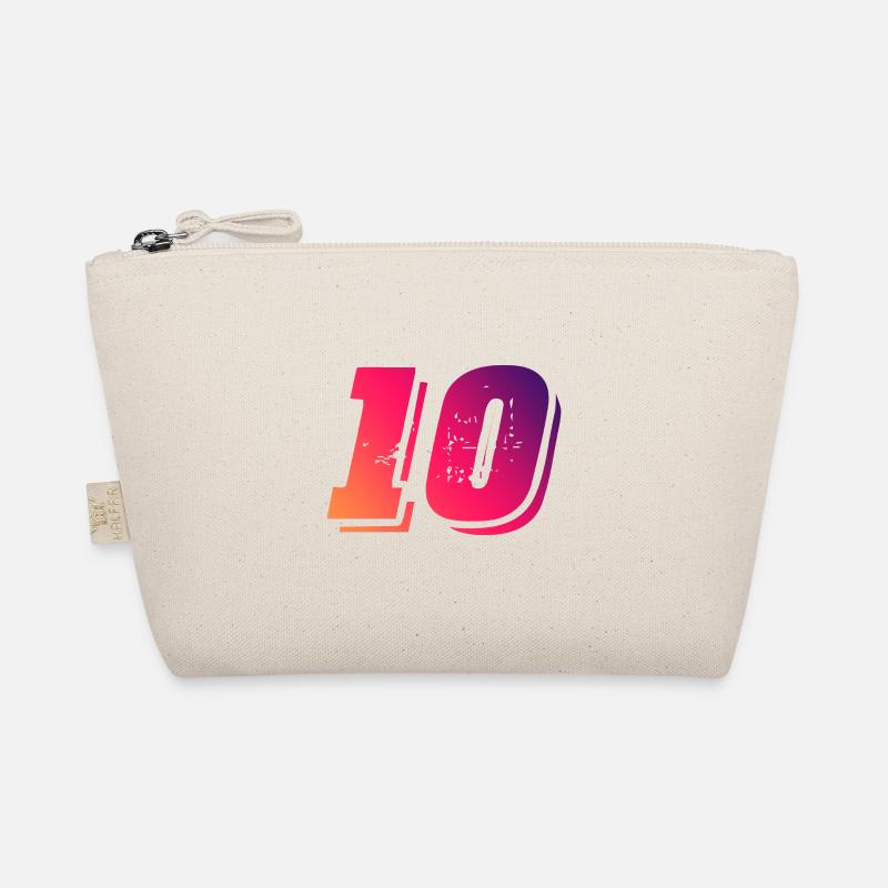 10 Zahl Symbol Bio-Täschchen
