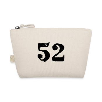 52 Zahl Trikot - Bio-Täschchen - Natur - Vorne