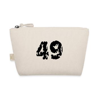 49 Zahl Trikot - Bio-Täschchen - Natur - Vorne