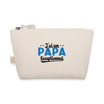 Fête des Pères - J'ai Un Papa Exceptionnel - Trousse biologique - nature - Devant