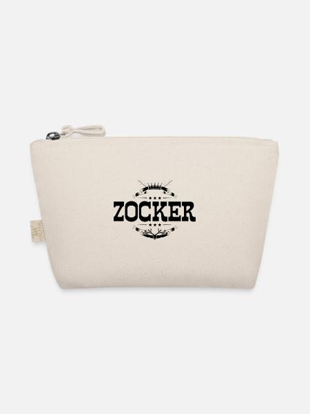 Zocker Gamer - Bio-Täschchen - Natur - Vorne