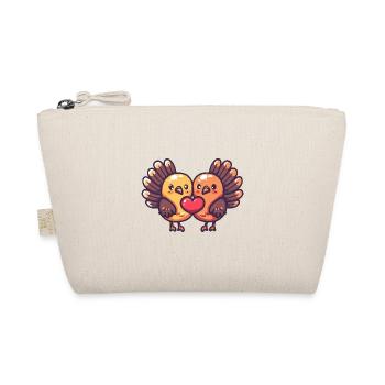 Truthan Comic Couple Love - Organic Pouch - nature - Front