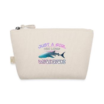 Just a Girl who loves Whale Sharks - Scuba diving - Bio-Täschchen - Natur - Vorne