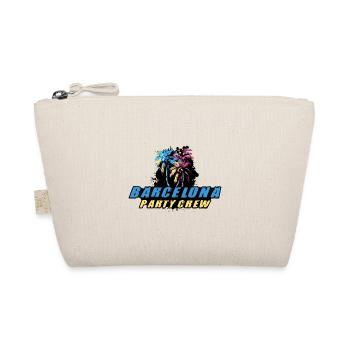 Barcelona Party Crew Holiday Saying - Organic Pouch - nature - Front