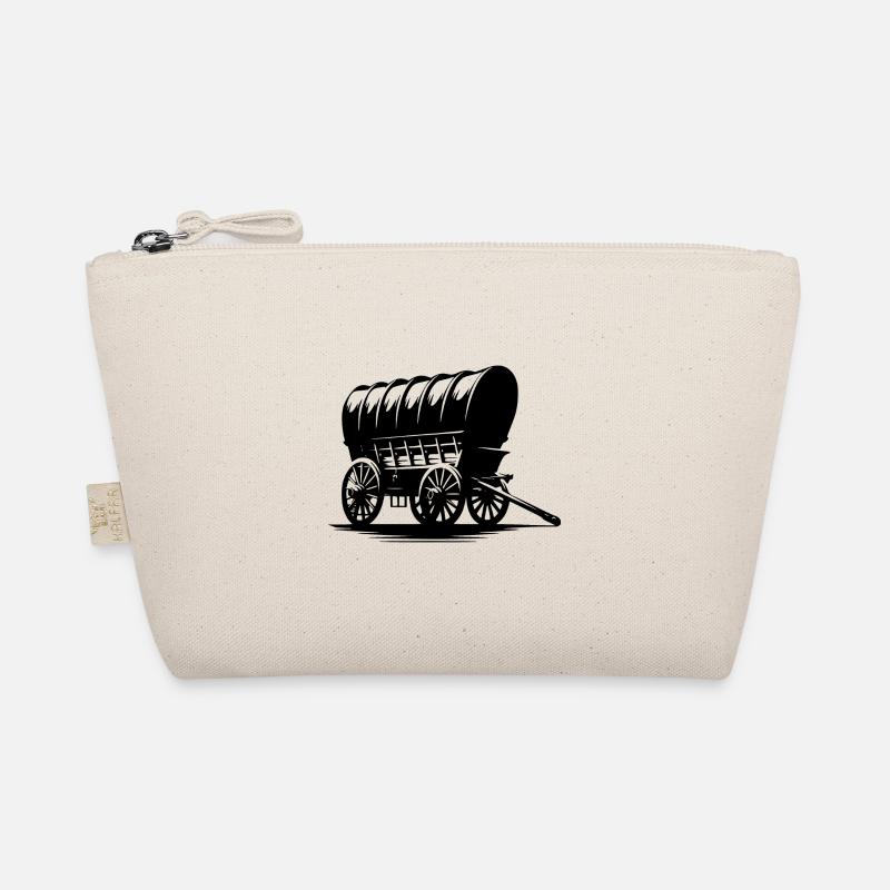 Carriage Horses Carriage Old covered wagon Organic Pouch