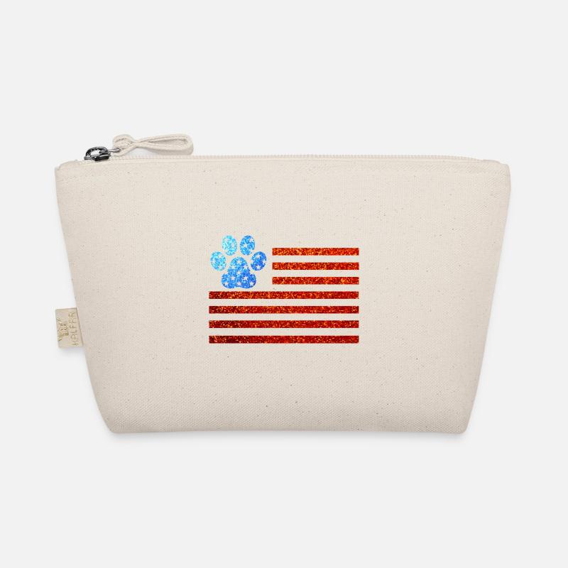 4. Juli Hundepfote USA Bio-Täschchen