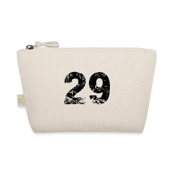 29 Zahl Trikot - Bio-Täschchen - Natur - Vorne