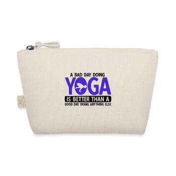 Yogalehrer Spruch Für Yogi Yoga - Bio-Täschchen - Natur - Vorne