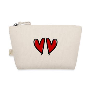Symbole de l’amour des cœurs - Trousse biologique - nature - Devant