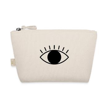 Augen - Bio-Täschchen - Natur - Vorne