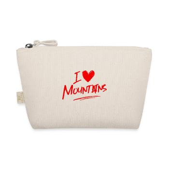I love mountains - Organic Pouch - nature - Front