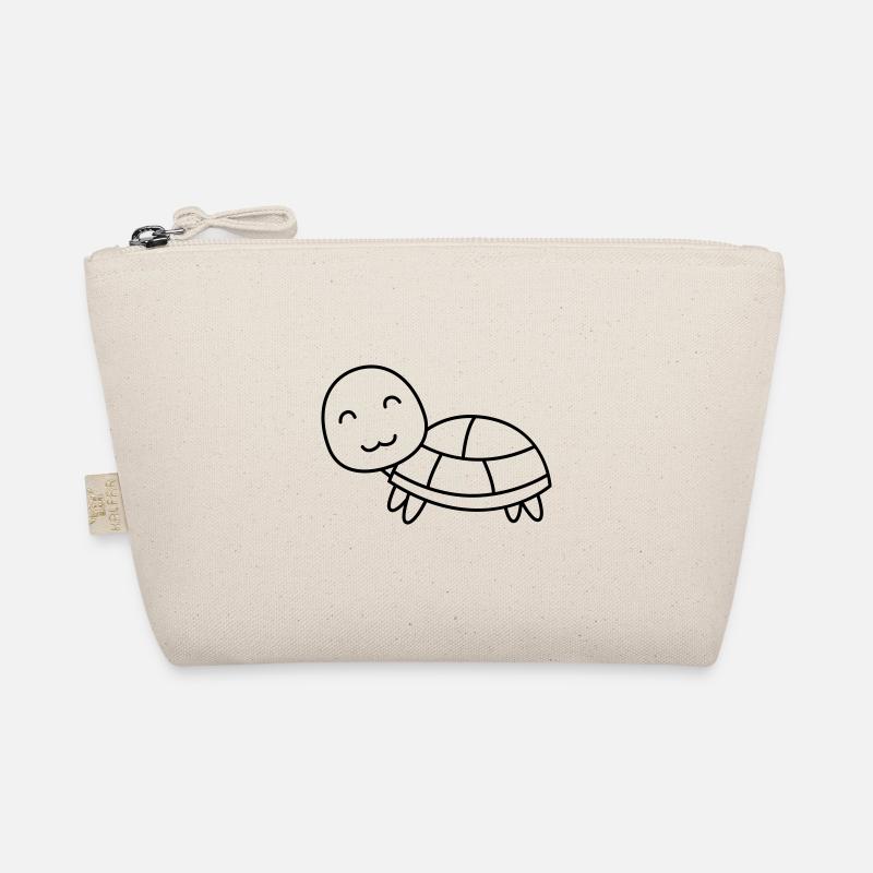 Turtle Comic Animal Organic Pouch