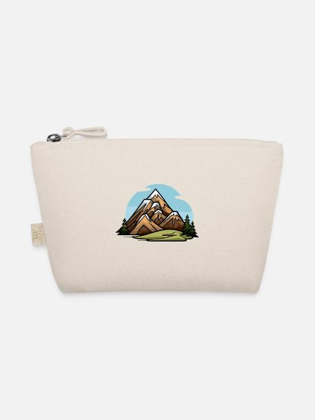 Berge Alpen Natur - Bio-Täschchen - Natur