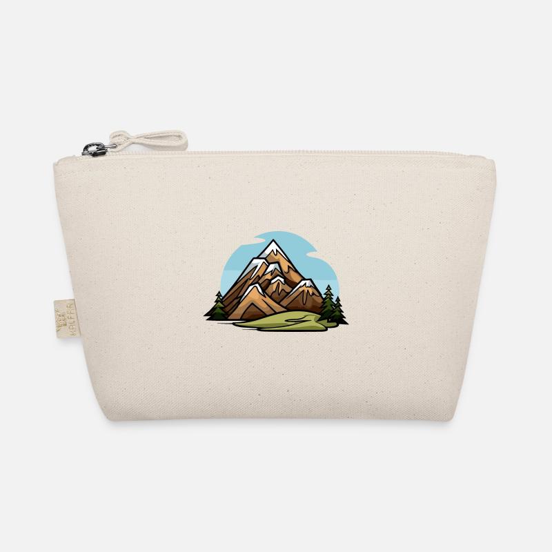 Berge Alpen Natur - Bio-Täschchen - Natur