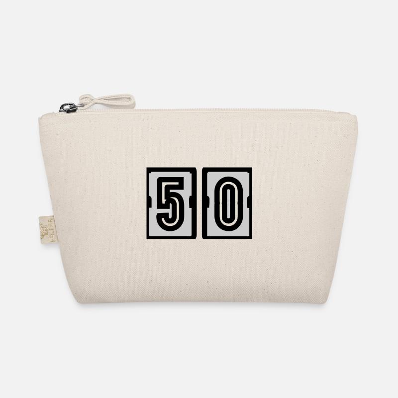 50. 50. GEBURTSTAG. GEBURTSTAG 50 JAHRE. 50 - Bio-Täschchen - Natur