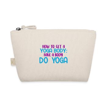 Yogalehrer Spruch Für Yogi Yoga - Bio-Täschchen - Natur - Vorne