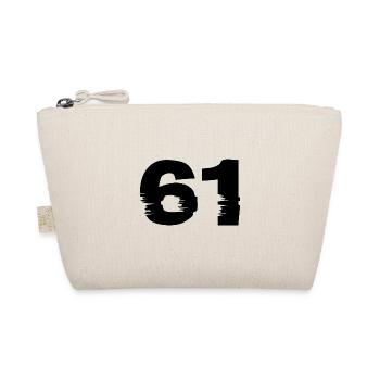 61 number - Organic Pouch - nature - Front