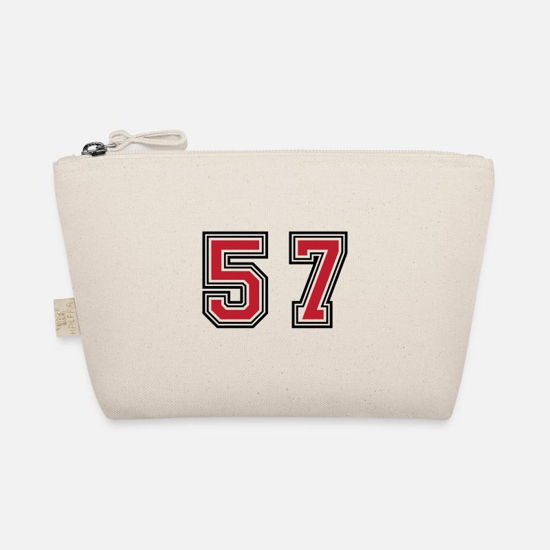57 Number Symbol Organic Pouch