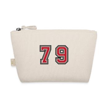 79 Number Symbol - Organic Pouch - nature - Front
