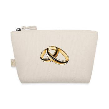 Anneaux de mariage symbole mariage - Trousse biologique - nature - Devant
