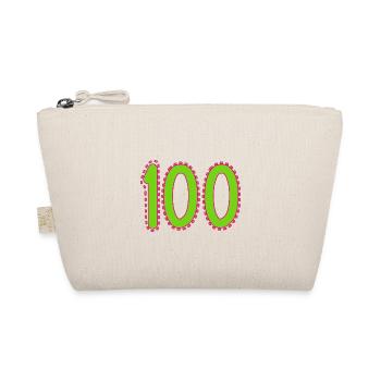 100. 100 ANS. 100e ANNIVERSAIRE. ANNIVERSAIRE 100 - Trousse biologique - nature - Devant