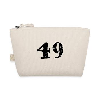 49 Zahl Trikot - Bio-Täschchen - Natur - Vorne