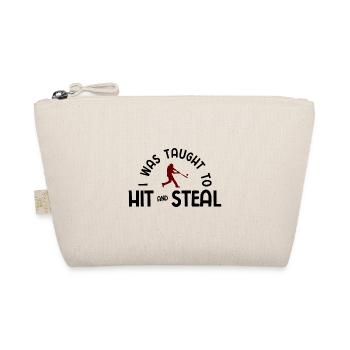 Baseball - Bio-Täschchen - Natur - Vorne