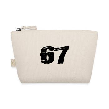 67 Zahl Trikot - Bio-Täschchen - Natur - Vorne