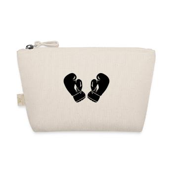 Boxhandschuhe Symbol Boxen Sport - Bio-Täschchen - Natur - Vorne