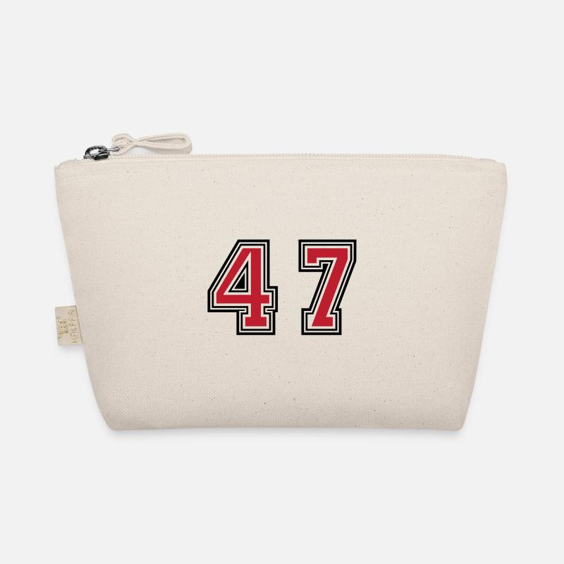 47 Number symbol Organic Pouch