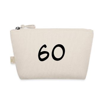 60. 60 ANS. 60e ANNIVERSAIRE. ANNIVERSAIRE 60 ANS. - Trousse biologique - nature - Devant