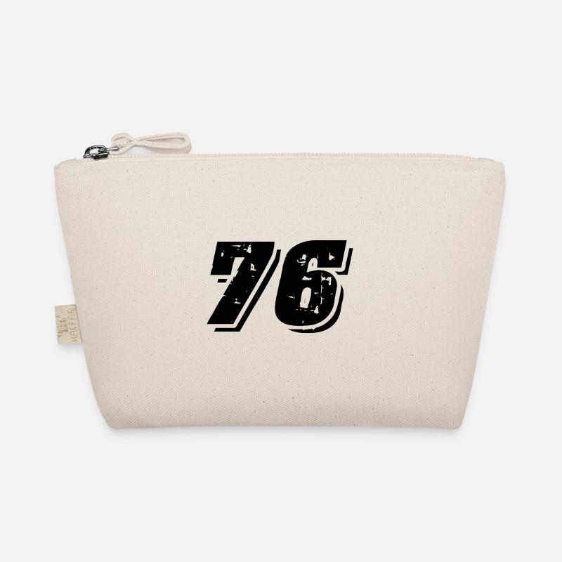76 Zahl Symbol - Bio-Täschchen - Natur