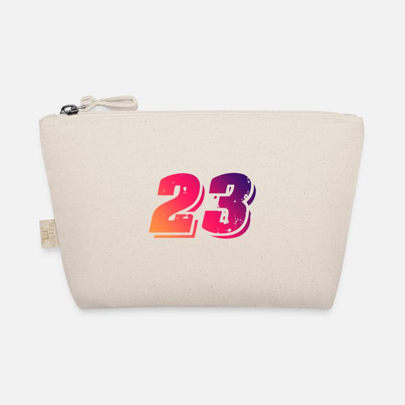 23 Zahl Symbol Bio-Täschchen