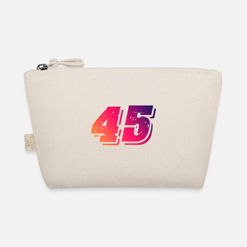 45 number symbol Organic Pouch