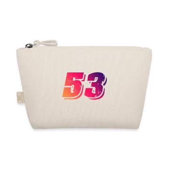 53 Number Symbol - Organic Pouch - nature - Front