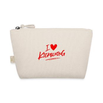 I love kick boxing - Organic Pouch - nature - Front