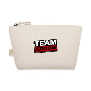 Team Groom Wedding Saying - Organic Pouch - nature - Front