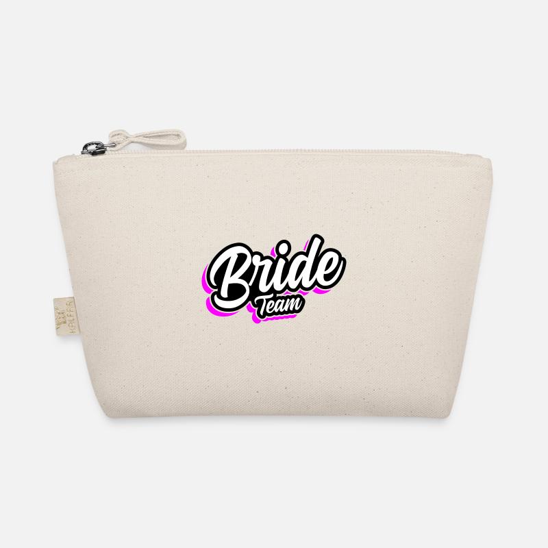Team Bride Wedding Saying Organic Pouch