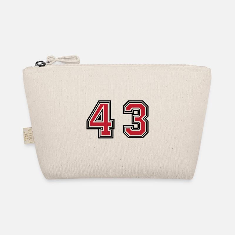 43 number symbol Organic Pouch