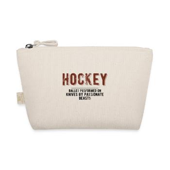 Eishockey - Bio-Täschchen - Natur - Vorne