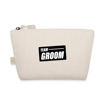Team Groom Wedding Saying - Organic Pouch - nature - Front