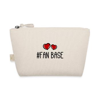 Fan Base Herz Liebe - Bio-Täschchen - Natur - Vorne