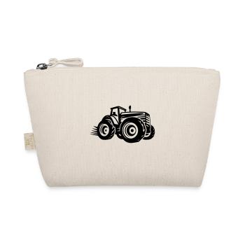 Tractor Silhouette Agriculture - Organic Pouch - nature - Front