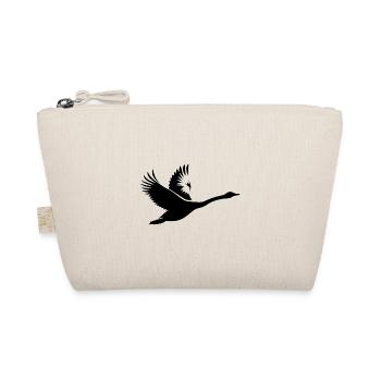 Elegant flying mute swan - Organic Pouch - nature - Front