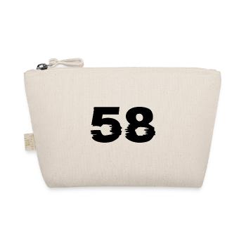 58 number - Organic Pouch - nature - Front