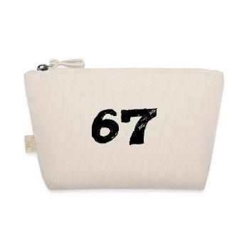 67 Zahl Trikot - Bio-Täschchen - Natur - Vorne