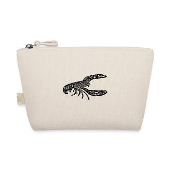 Small Crab Vintage Crab Lobster - Organic Pouch - nature - Front